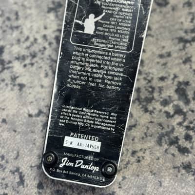 Dunlop JH-1 Jimi Hendrix Signature Wah 1990 - 2005 - Black image 4