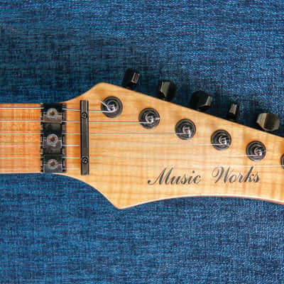 Music Works Super Strat - Jim Foote late 80-s Sunburst image 10