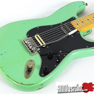 Rockaway Relic Custom Seafoam Green Strat Electric Guitar w/ Gig Bag image 3
