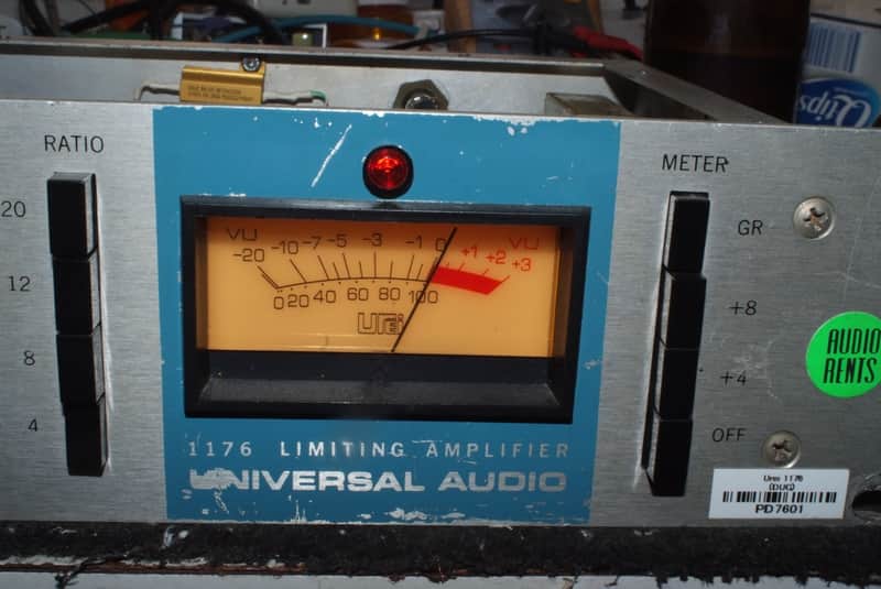Urei Universal Audio 1176 Rev. B Limiting Amplifier 1970 - Silverface with Blue Stripe image 1
