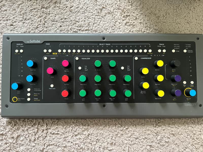 Softube Console 1 MKII Hardware/Software Mixer 2010s - Black/Grey image 1