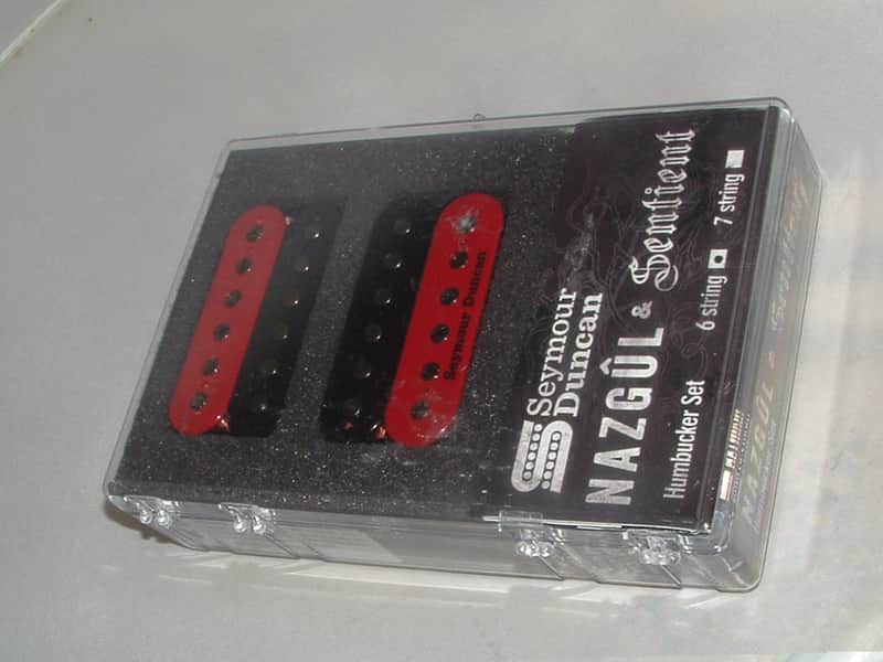 Seymour Duncan Nazgûl / Sentient Humbucker Set (Red Black Zebra) New image 1