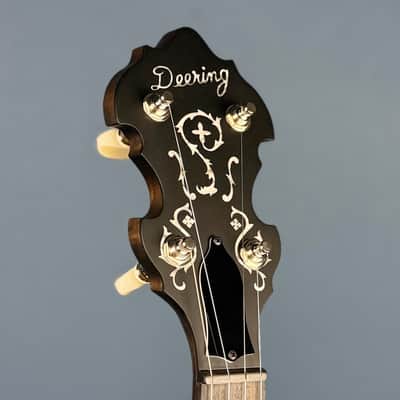 Custom Deering Rustic Wreath 5 String Banjo with Speed Finish Neck image 11
