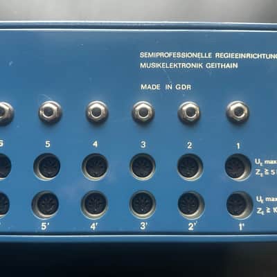 Geithain 6-channel Mic-Pre/line Mixer from 1969! image 5