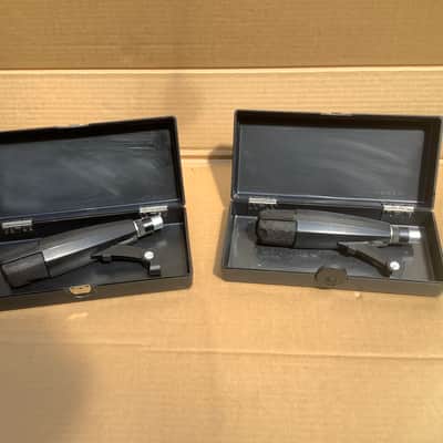 2 x Sennheiser MD 421-U 4 Dynamic Microphone / nice set great for stereo / vintage Made in Germany - Black image 3