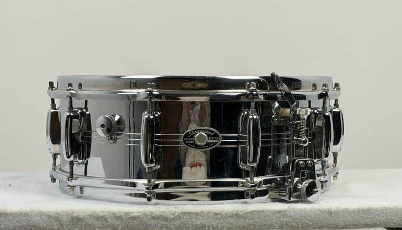 Slingerland 5x14 Super Sound King brass shell snare drum image 1