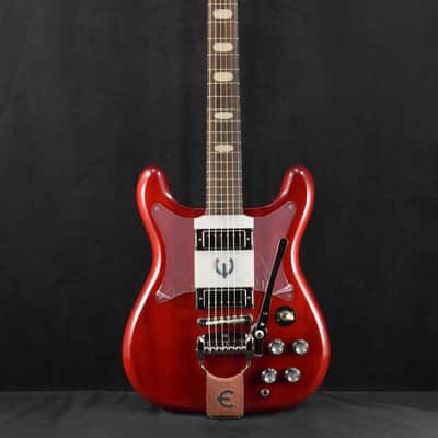 Epiphone Crestwood Custom (Tremotone) Cherry image 2