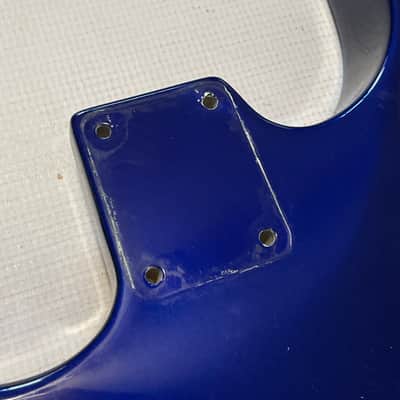 1990 Japan Charvel 275 Deluxe Candy Blue Guitar Body Floyd Ready image 17
