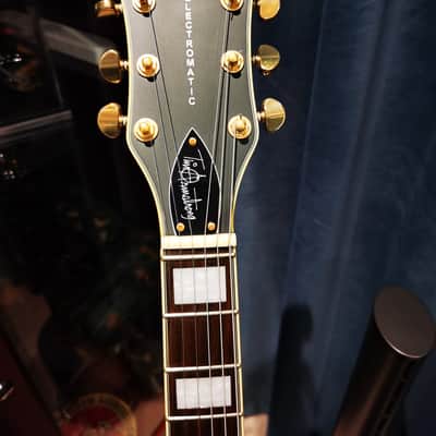 Left handed Gretsch G5191-BK Tim Armstrong Signature Electromatic Hollow Body 2010 - 2019 - Black image 4