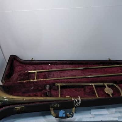 Vintage Pan American Trombone, USA, with case/mouthpiece, Good condition image 13