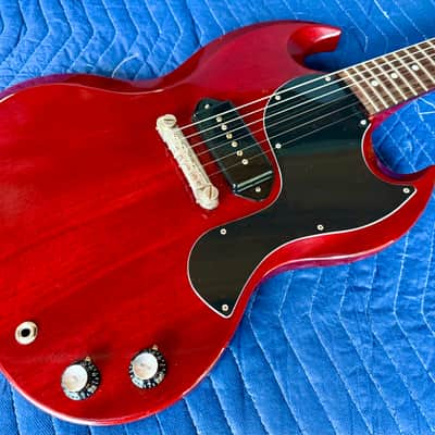 Gibson Custom Shop '63 SG Junior Reissue Lightning Bar 2020 - Present - Cherry Red image 13