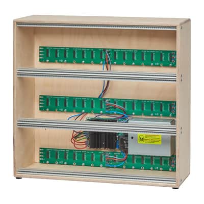 Doepfer A-100 LC9 Low Cost Eurorack Case - 9U / 84HP (Wood) image 2