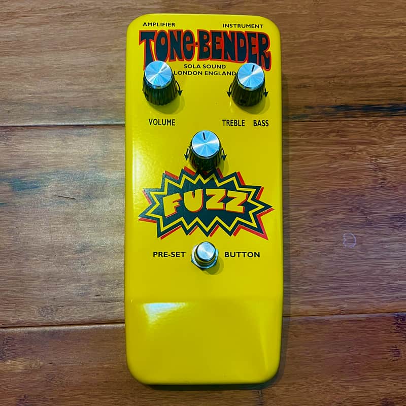 Sola Sound Tone Bender “Yellow Hybrid” (as used by Kevin Shields) image 1