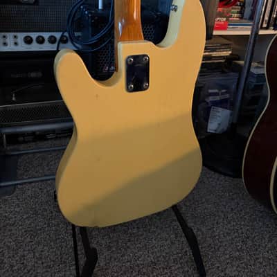 1970s Ibanez 2352 Tele Bass Short Scale - Aged Ivory - HSC image 7