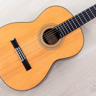 1987 Hiroumi Yamaguchi Model A Vintage Classical Guitar, Cedar + Rosewood, 1A-Style w/ Case image 1