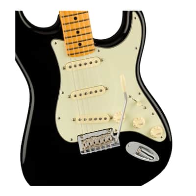 Fender American Professional II Stratocaster 6-String Electric Guitar (Right-Hand, Black) image 2