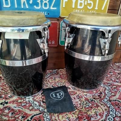 Latin Percussion LP JRX Junior Conga 8"+9", usate. 2000s - Black image 8