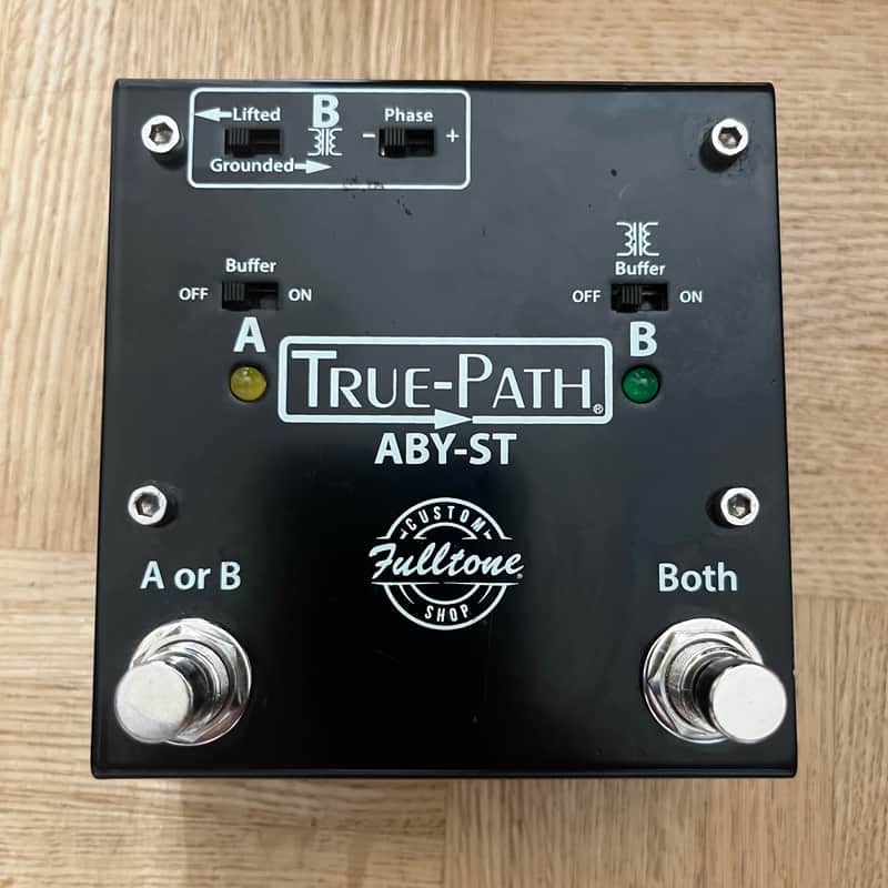 Fulltone Custom Shop True-Path ABY-ST Soft Touch V2 2019 - Present - Black image 1
