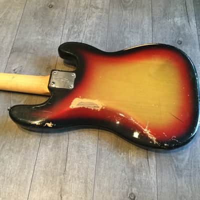 Fender Precision Bass  1969 3 Tone Sunburst LEFTY! image 6