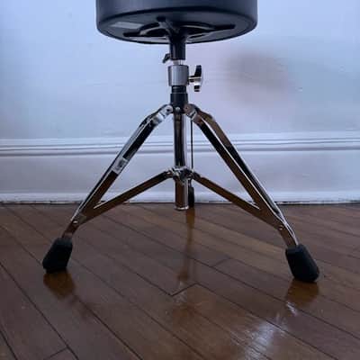 DW DWCP9100M 9000 Series Tripod Round Drum Throne with Memory Lock 2010s - Chrome image 2