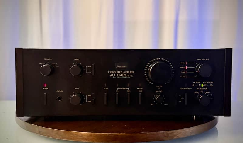Sansui AU-D707G Extra オーバーホール済み 動作品 🎶✨ Sansui AU-D707G Extra Integrated Amplifier w/ Wood Cabinet