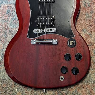2016 Gibson SG Faded T with Rosewood Fretboard - Worn Cherry W/Hard Case image 1