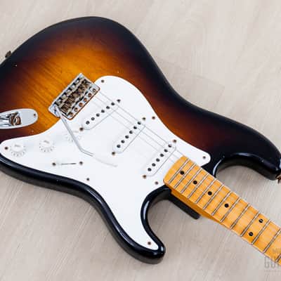 2024 Fender Custom Shop Limited Edition 1954 Stratocaster 70th Anniversary Journeyman Relic Sunburst w/ Case, CoA image 7