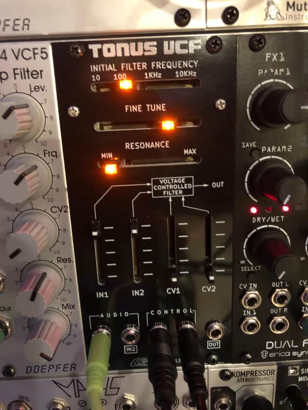 G-Storm Electro Tonus VCF Eurorack ARP 2600 4012 Filter Adaptation Black image 1