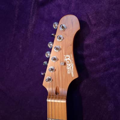Jet Guitars JS-400 JS400 OW, HSS Ceramic pickups, solid basswood body, 22 frets roasted maple neck, 2 point tremolo Free Setup image 8