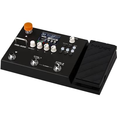 NUX MG-400 Multi-Effects Amp Modeler Pedal, Gator GK-2110 Bag Bundle image 4