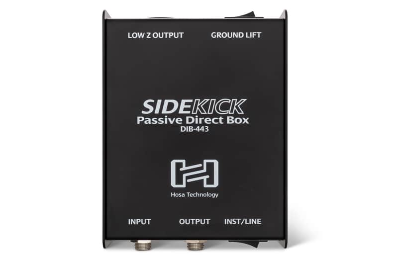 Hosa DIB-443 Sidekick Passive DI Box, 1/4" TS to XLR3M image 1