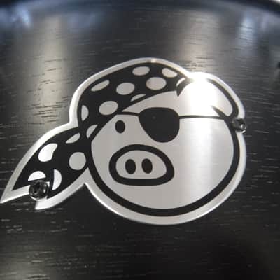 Pork Pie USA 6.5x14" White Oak Snare-Black Belt Finish image 2