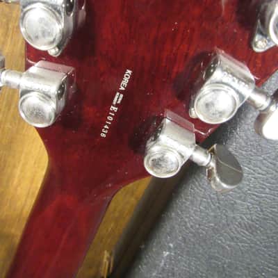 Dean Flying V Amber Burst Flame Maple Made in Korea With Original Hard Case image 6