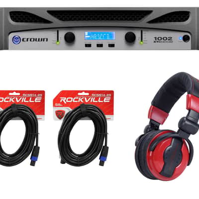 Crown Pro XTI1002 XTI 1002 1000w Amplifier Amp, DSP+Speakon Cables+Headphones image 20