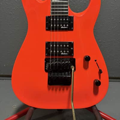 Jackson Dinky JS32 DKA Arch Top Electric Guitar Neon Orange (Demo) image 2