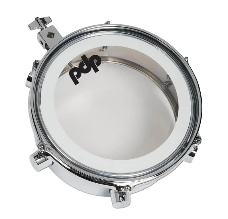 Pacific Drums by DW Mini Timbale, Chrome Plated Steel, 4X10 image 1