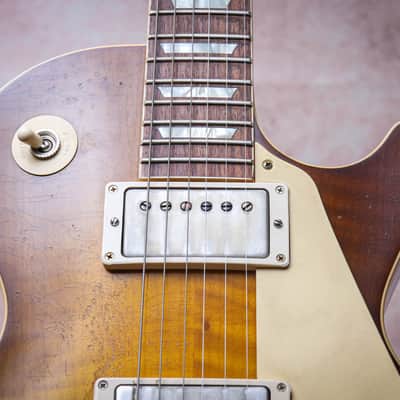 GIBSON USA Custom Shop 59 Reissue Les Paul Murphy Lab Heavy Aged " Green Lemon Burst + Rosewood" (2023) image 5
