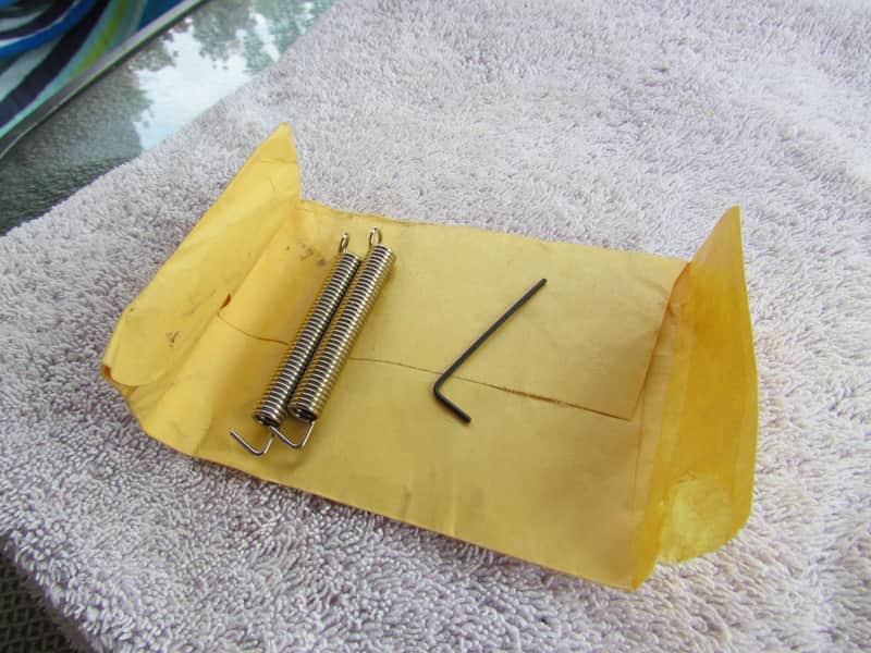 Vintage Fender Tremolo Springs In Original Envelope With Hex Key 1070's Era Vintage image 1