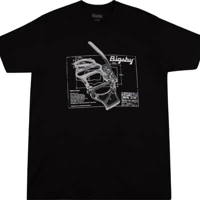 Bigsby B16 Blueprint T-shirt in Black, Size Medium - 100% Cotton #1802167506 image 1