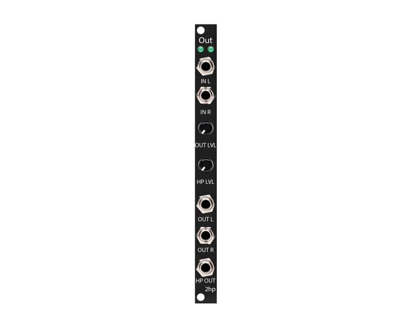 2hp Out Stereo Line Out and Headphone Amp - Black image 1