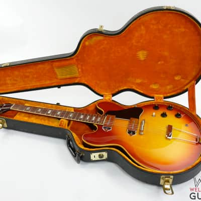 1968 Gibson ES-330 No F-Holes Employee Made Sunburst w/ OHSC image 24