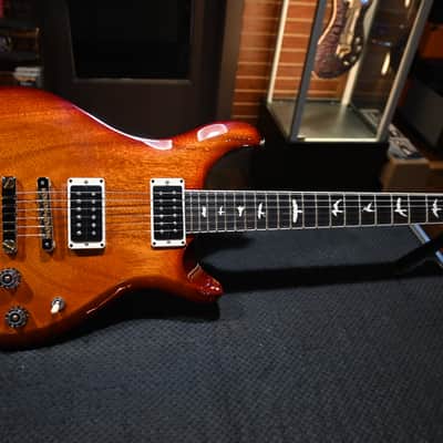 PRS Wood Library S2 McCarty 594 Thinline - Dark Cherry Sunburst #5492 image 2
