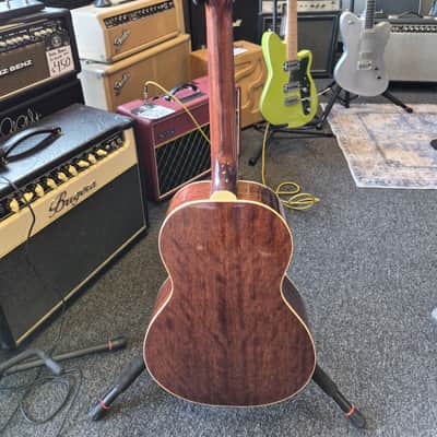The Loar LO-216-NA Parlor Acoustic Guitar with Hard Case image 6