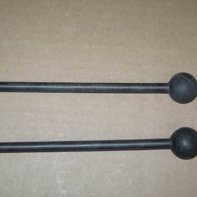 new old stock Gambal Manufacturing GPMR (UG13GPMRX) Percussive Keyboard Mallets (for xylophones and glockenspiels) Black Hard Rubber Ball Heads with Black Synthetic Shafts (with original packaging) from 1990s to early 2000s image 12