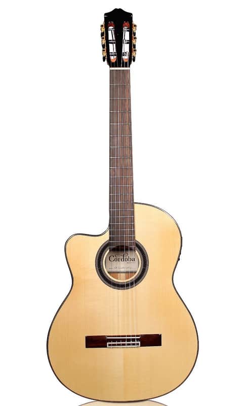 Cordoba GK Studio Negra Lefty (Left-Handed Gipsy Kings Signature Model) Flamenco - Acoustic Electric image 1