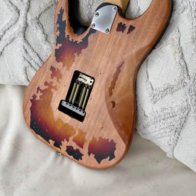 Stratocaster Relic w/ McCready Loaded Pickguard Strat Firefly FFST SRV/Rory Gallagher image 4
