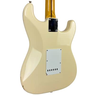 Fender Japan 57 Reissue Stratocaster Lefthand 2012 - Vintage White image 5