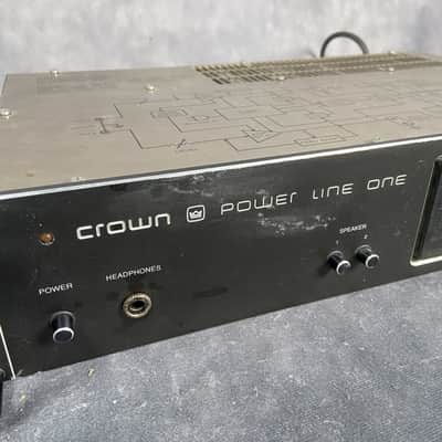 1978-1979 Crown Power Line One 360-Watt Stereo Amplifier image 3