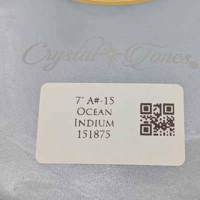 Crystal Tones 7" Ocean Indium Quartz Crystal Singing Bowl (A#4-15) image 3