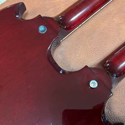 1990 Gibson EDS-1275 Doubleneck cherry red with case image 12